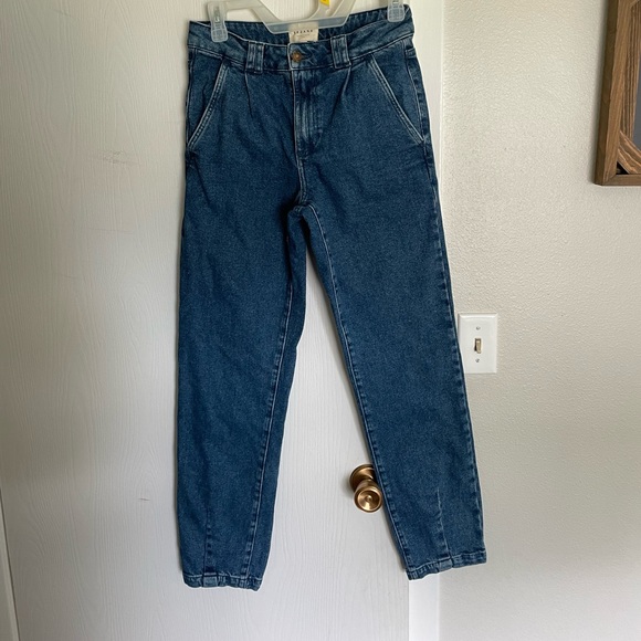 Sezane Manu Trousers Denim Blue EU 34 US Size 2 - Picture 3 of 11